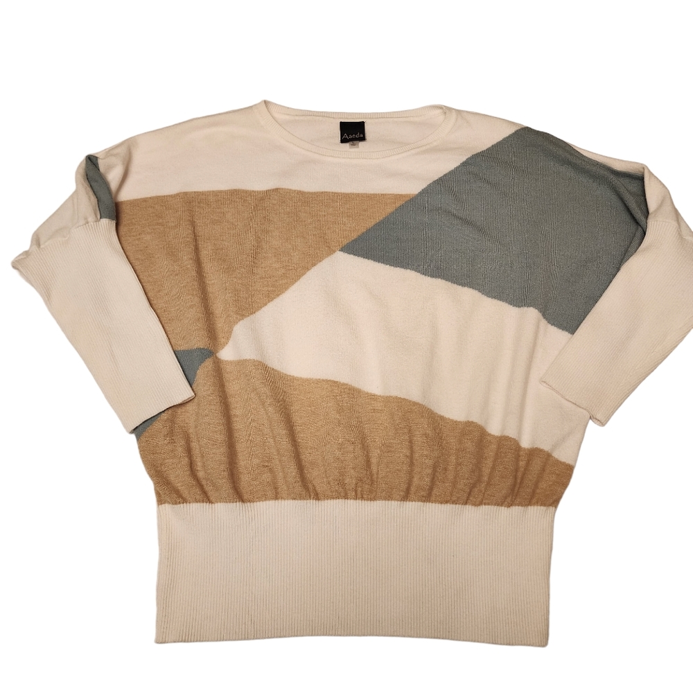 Colorblock Crew Neck Sweater - Picture 6 of 10